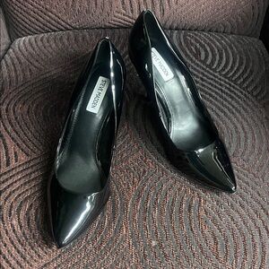 Steve Madden Glossy Black Heels